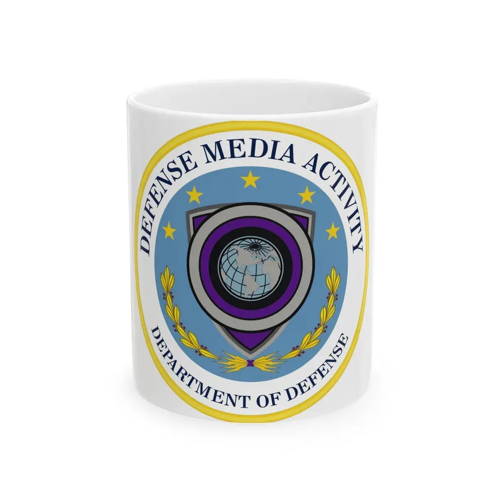 Defense Media Activity (U.S. Army) White Coffee Mug 11oz - Go Mug Yourself