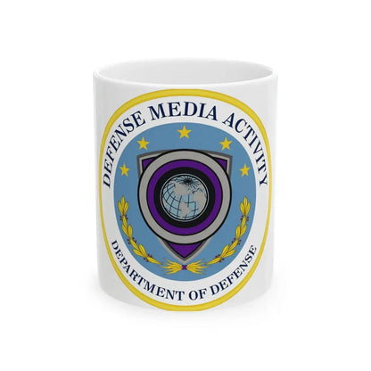 Defense Media Activity (U.S. Army) White Coffee Mug 11oz - Go Mug Yourself