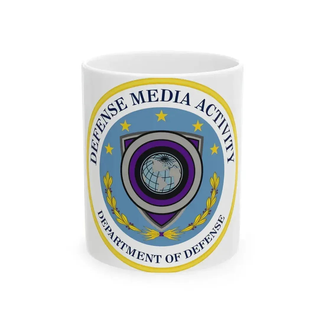 Defense Media Activity (U.S. Army) White Coffee Mug 11oz - Go Mug Yourself