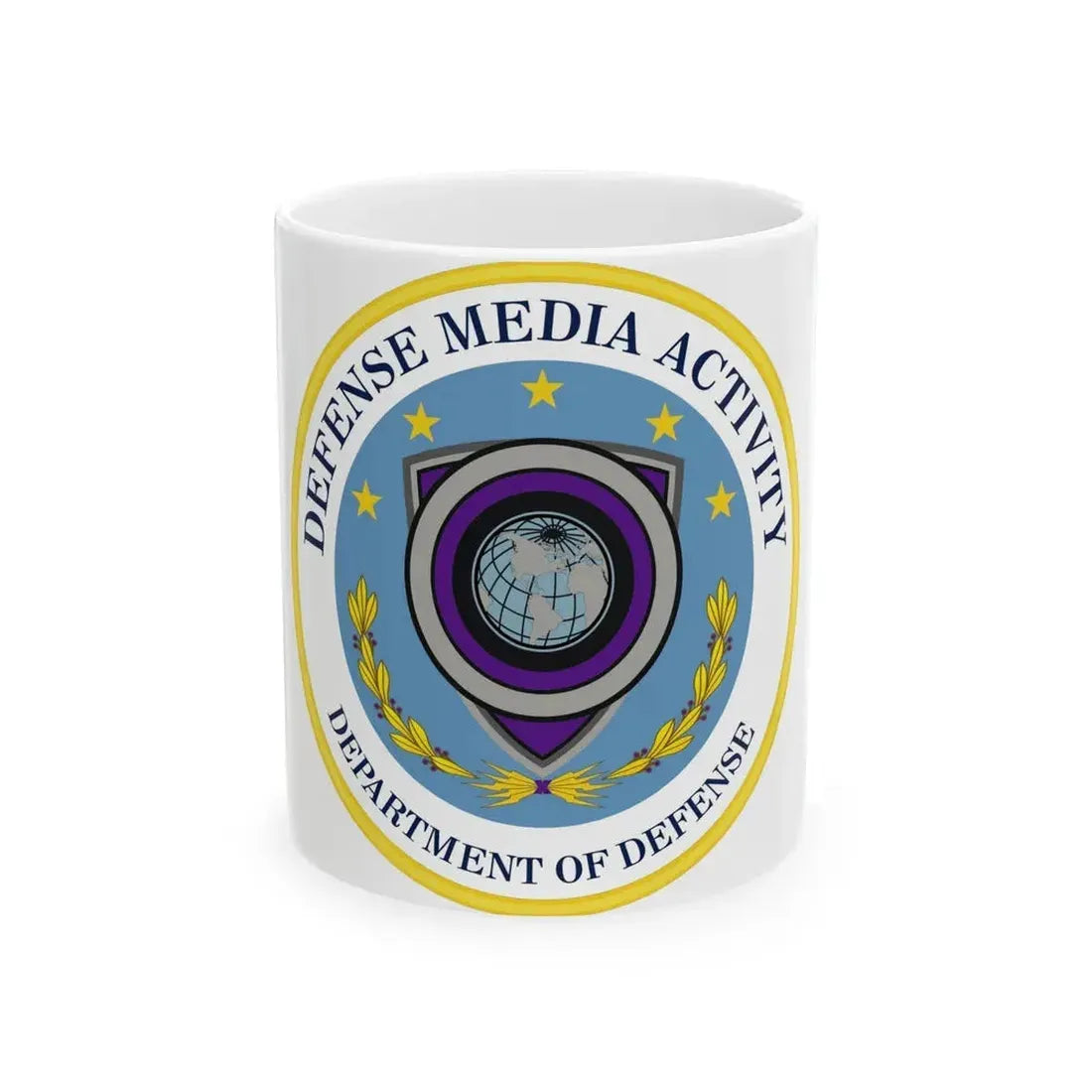 Defense Media Activity (U.S. Army) White Coffee Mug 11oz - Go Mug Yourself