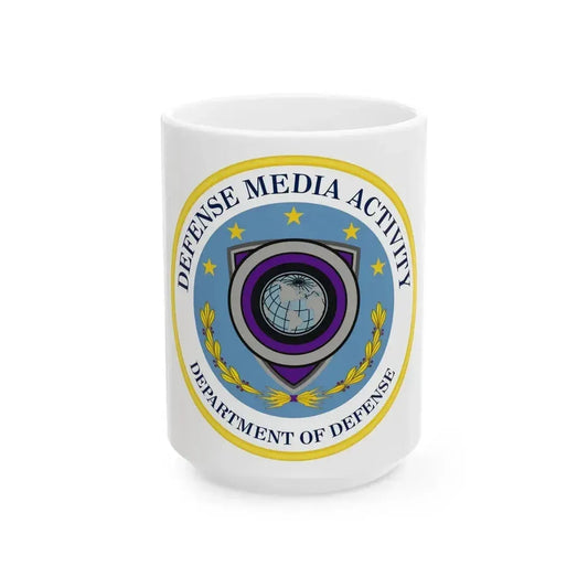 Defense Media Activity (U.S. Army) White Coffee Mug 15oz - Go Mug Yourself