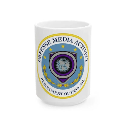 Defense Media Activity (U.S. Army) White Coffee Mug 15oz - Go Mug Yourself
