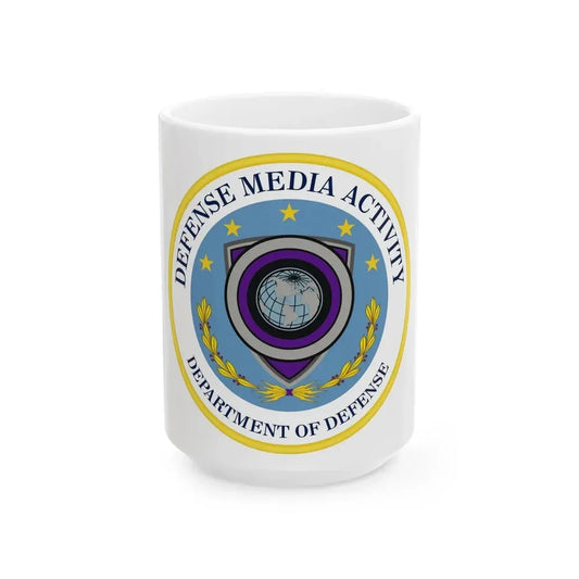 Defense Media Activity (U.S. Army) White Coffee Mug 15oz - Go Mug Yourself