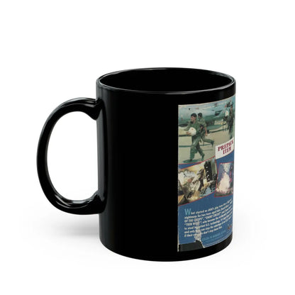 DEFENSE PLAY KODIAK FILMS (VHS COVER) - Black Coffee Mug-Go Mug Yourself