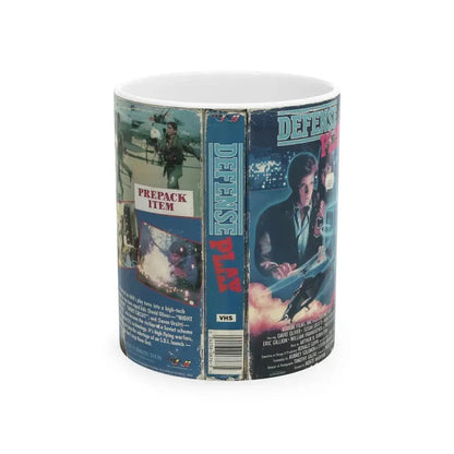 DEFENSE PLAY KODIAK FILMS (VHS COVER) - White Coffee Mug 11oz - Go Mug Yourself