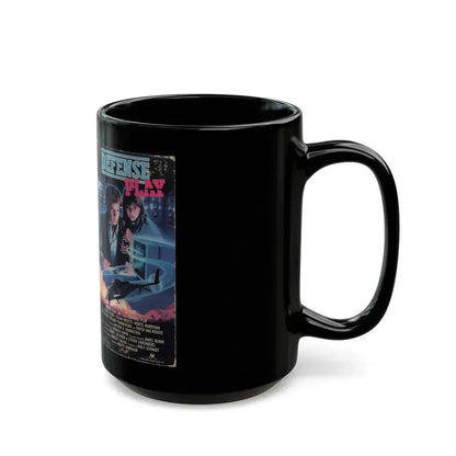 DEFENSE PLAY (VHS COVER) - Black Coffee Mug - Go Mug Yourself