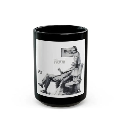 Deferred Marriage and Double Salary, Independent Woman, February 1934 - Black Coffee Mug 15oz - Go Mug Yourself
