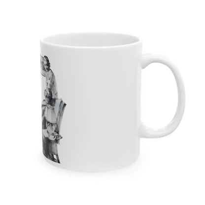 Deferred Marriage and Double Salary, Independent Woman, February 1934 - White Coffee Mug - Go Mug Yourself