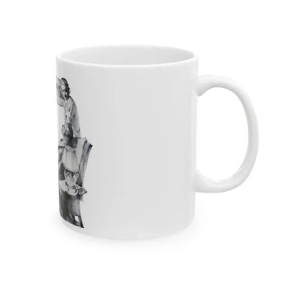 Deferred Marriage and Double Salary, Independent Woman, February 1934 - White Coffee Mug - Go Mug Yourself