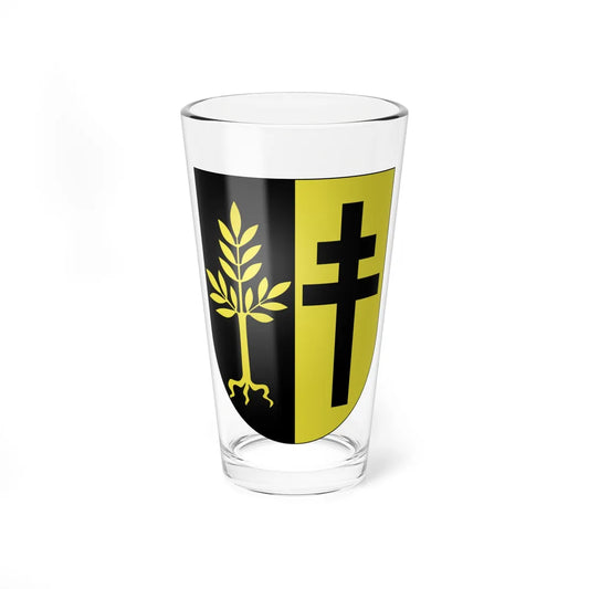Degersheim-coat of arms (Switzerland) (Coat of Arms) Pint Glass 16oz 16oz - Go Mug Yourself