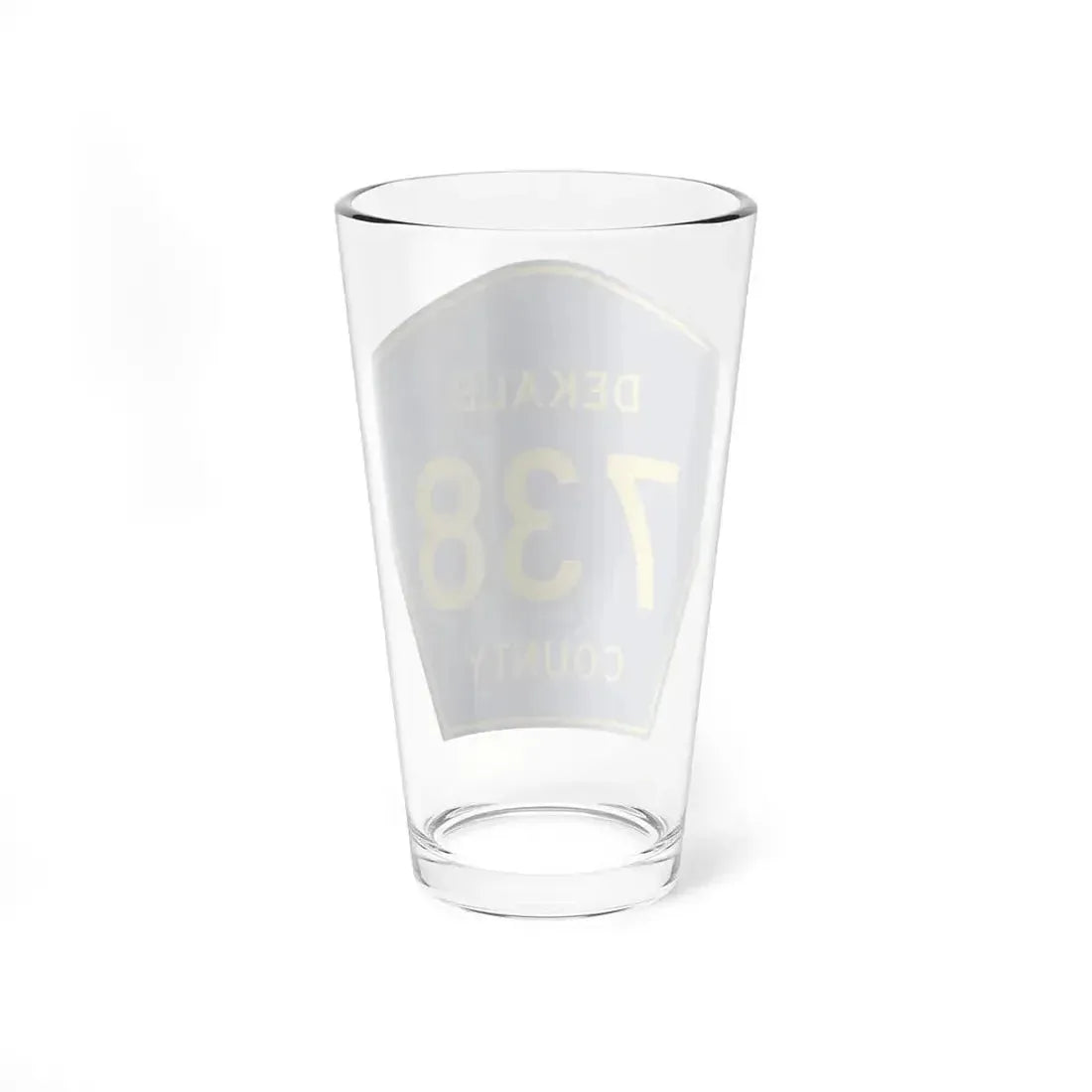 Dekalb County Route 738 AL (Alabama) (Road Sign) Pint Glass 16oz - Go Mug Yourself
