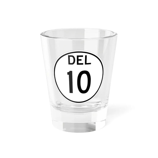 Delaware 10 1964 (Delaware) (Road Sign) Shot Glass 1.5oz 1.5oz - Go Mug Yourself