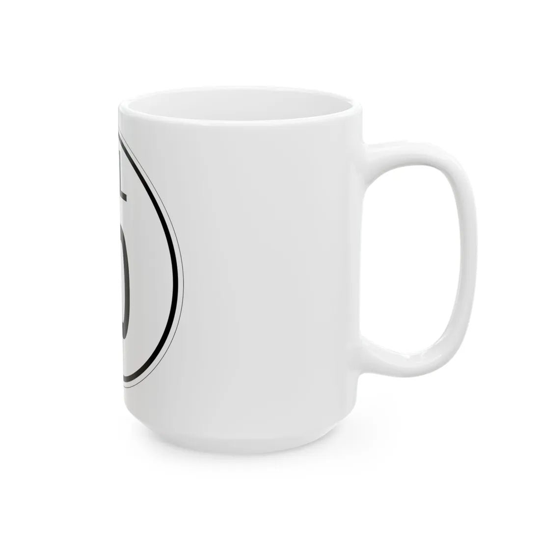 Delaware 10 1964 (Delaware) (Road Sign) White Coffee Mug - Go Mug Yourself
