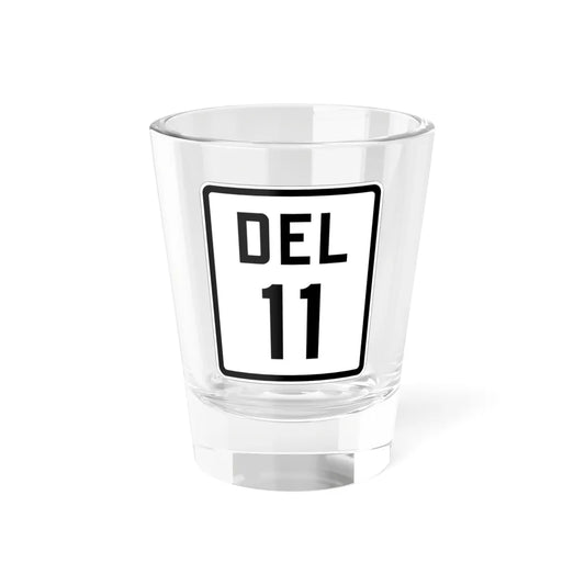 Delaware 11 1926 (Delaware) (Road Sign) Shot Glass 1.5oz 1.5oz - Go Mug Yourself