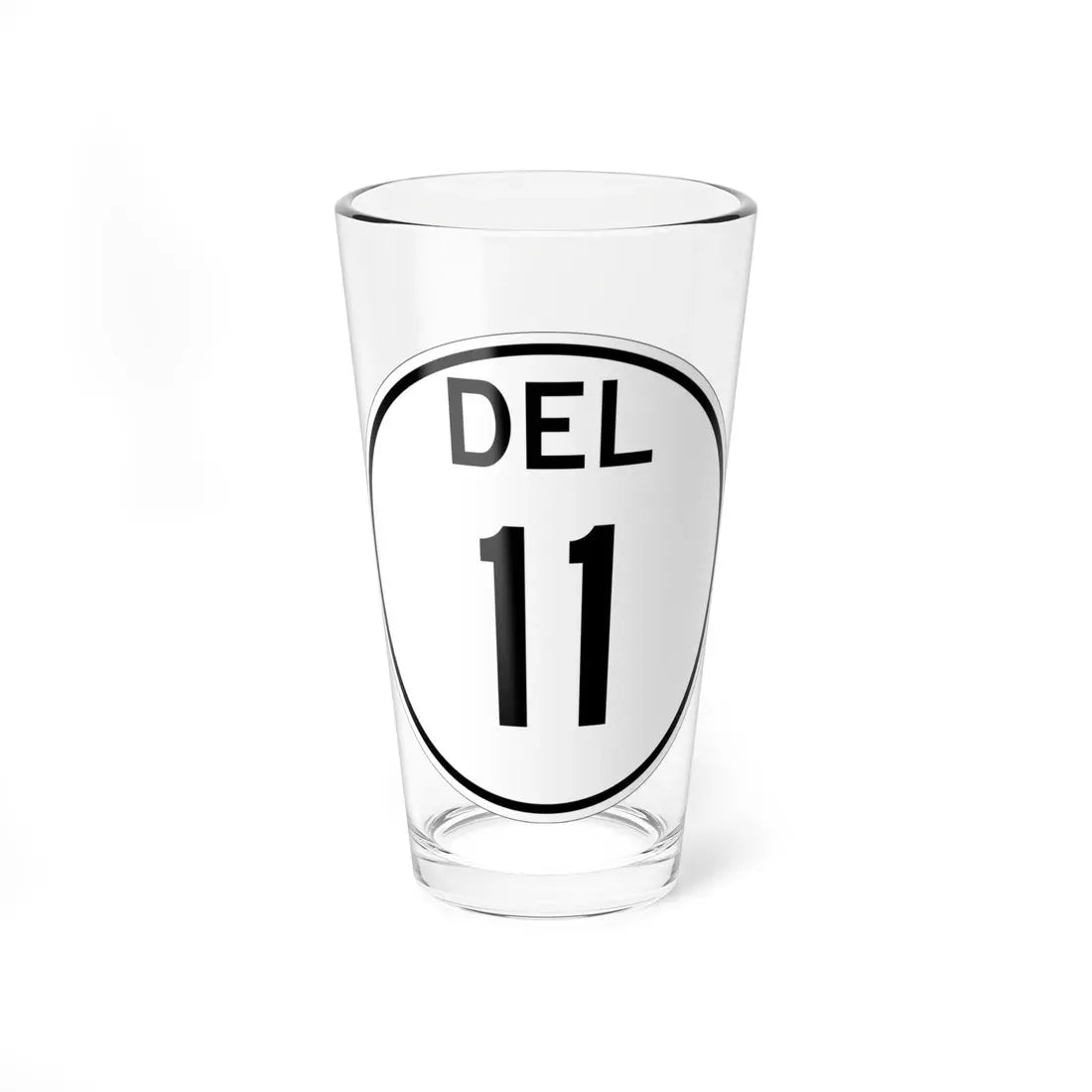 Delaware 11 1964 (Delaware) (Road Sign) Pint Glass 16oz 16oz - Go Mug Yourself