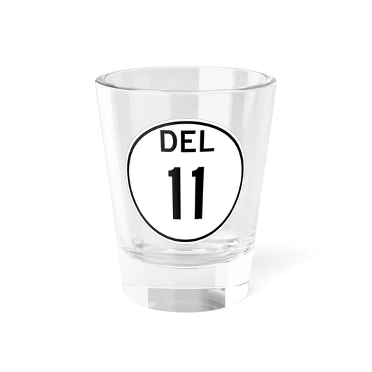 Delaware 11 1964 (Delaware) (Road Sign) Shot Glass 1.5oz 1.5oz - Go Mug Yourself