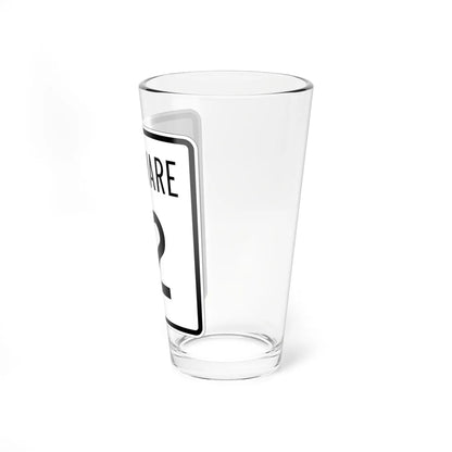 Delaware 12 1955 (Delaware) (Road Sign) Pint Glss 16oz - Go Mug Yourself