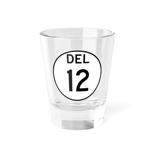 Delaware 12 1964 (Delaware) (Road Sign) Shot Glass 1.5oz 1.5oz - Go Mug Yourself