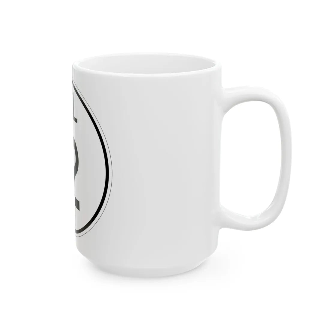 Delaware 12 1964 (Delaware) (Road Sign) White Coffee Mug - Go Mug Yourself