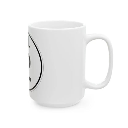 Delaware 12 1964 (Delaware) (Road Sign) White Coffee Mug - Go Mug Yourself