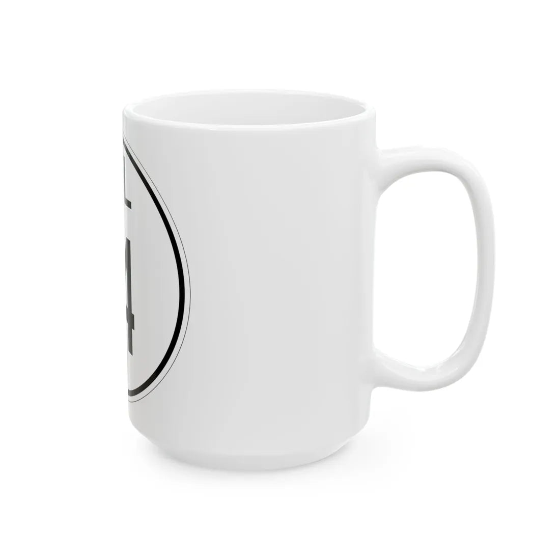 Delaware 14 1964 (Delaware) (Road Sign) White Coffee Mug - Go Mug Yourself