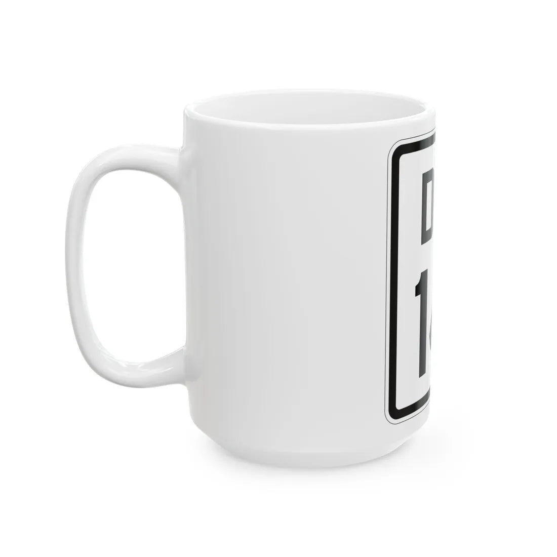 Delaware 141 1926 (Delaware) (Road Sign) White Coffee Mug - Go Mug Yourself
