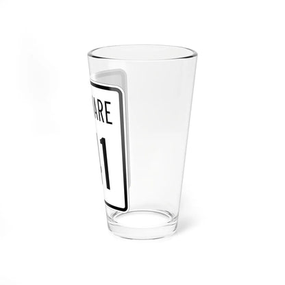 Delaware 141 1955 (Delaware) (Road Sign) Pint Glss 16oz - Go Mug Yourself