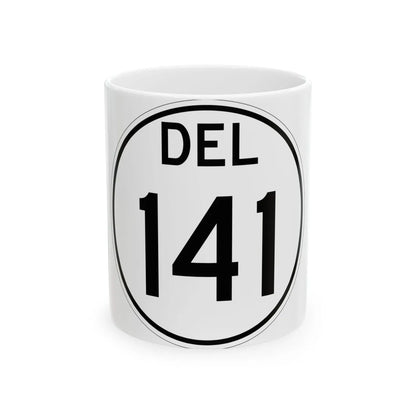 Delaware 141 1964 (Delaware) (Road Sign) White Coffee Mug 11oz - Go Mug Yourself