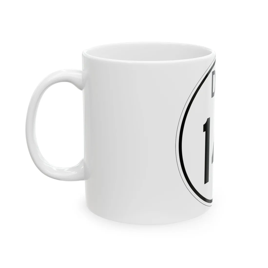 Delaware 141 1964 (Delaware) (Road Sign) White Coffee Mug - Go Mug Yourself