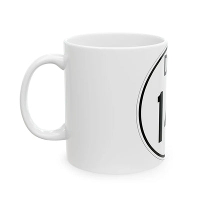 Delaware 141 1964 (Delaware) (Road Sign) White Coffee Mug - Go Mug Yourself