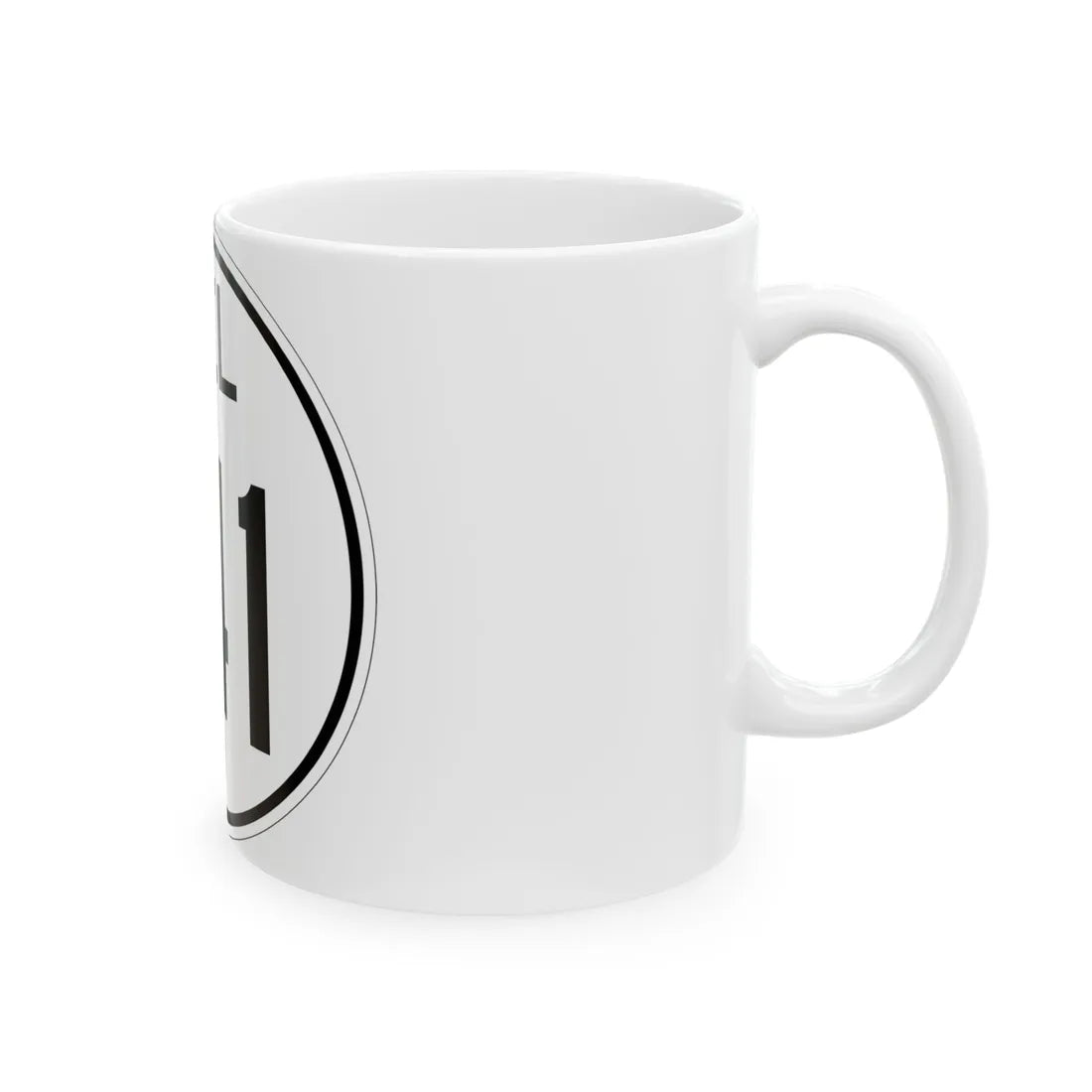 Delaware 141 1964 (Delaware) (Road Sign) White Coffee Mug - Go Mug Yourself