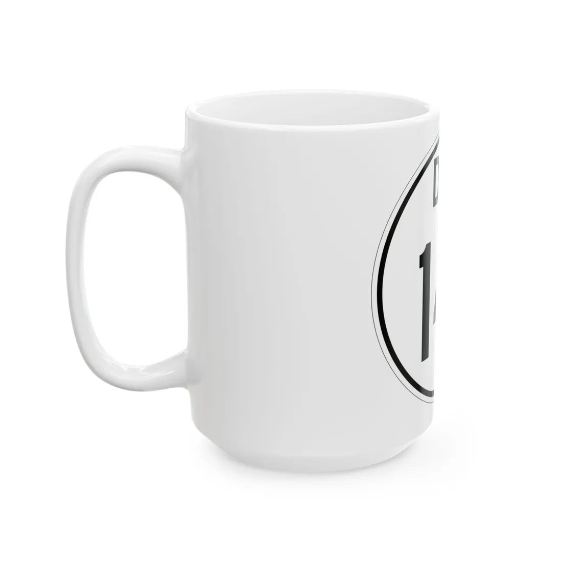 Delaware 141 1964 (Delaware) (Road Sign) White Coffee Mug - Go Mug Yourself