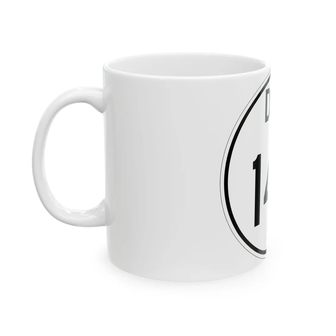 Delaware 14A 1964 (Delaware) (Road Sign) White Coffee Mug - Go Mug Yourself