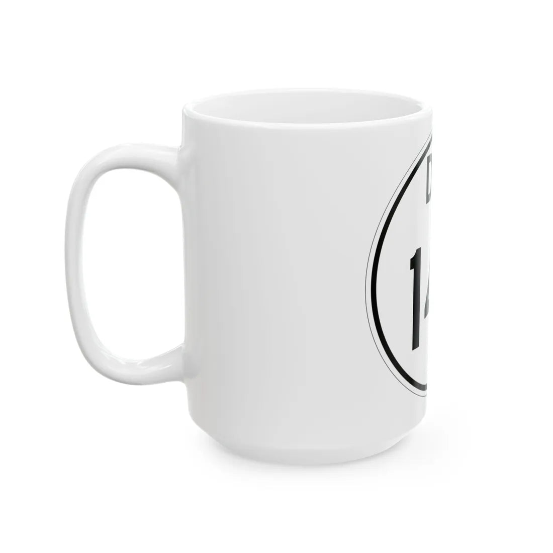 Delaware 14A 1964 (Delaware) (Road Sign) White Coffee Mug - Go Mug Yourself