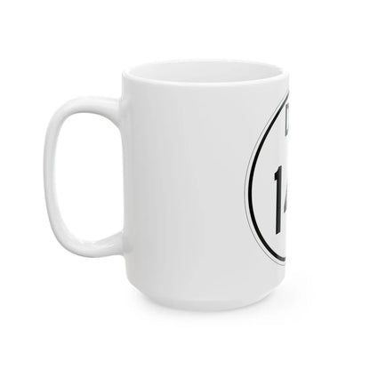 Delaware 14A 1964 (Delaware) (Road Sign) White Coffee Mug - Go Mug Yourself