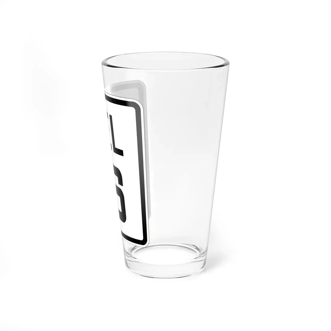 Delaware 16 1926 (Delaware) (Road Sign) Pint Glass 16oz - Go Mug Yourself