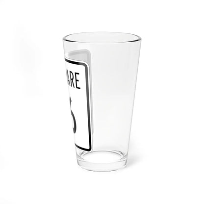 Delaware 16 1955 (Delaware) (Road Sign) Pint Glss 16oz - Go Mug Yourself