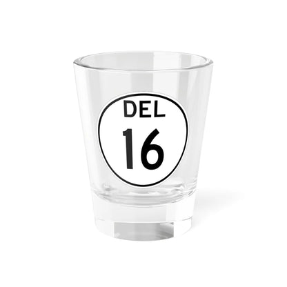 Delaware 16 1964 (Delaware) (Road Sign) Shot Glass 1.5oz 1.5oz - Go Mug Yourself