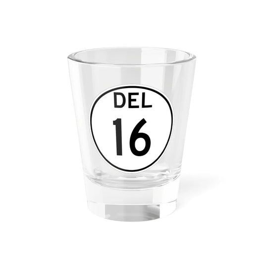 Delaware 16 1964 (Delaware) (Road Sign) Shot Glass 1.5oz 1.5oz - Go Mug Yourself
