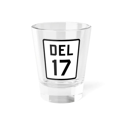 Delaware 17 1926 (Delaware) (Road Sign) Shot Glass 1.5oz 1.5oz - Go Mug Yourself