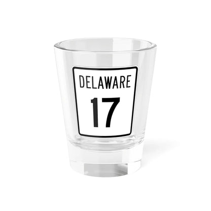 Delaware 17 1955 (Delaware) (Road Sign) Shot Glass 1.5oz 1.5oz - Go Mug Yourself