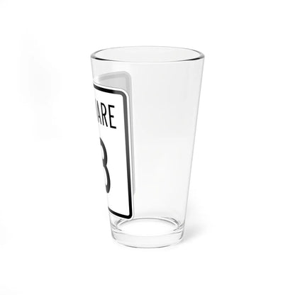 Delaware 18 1955 (Delaware) (Road Sign) Pint Glss 16oz - Go Mug Yourself