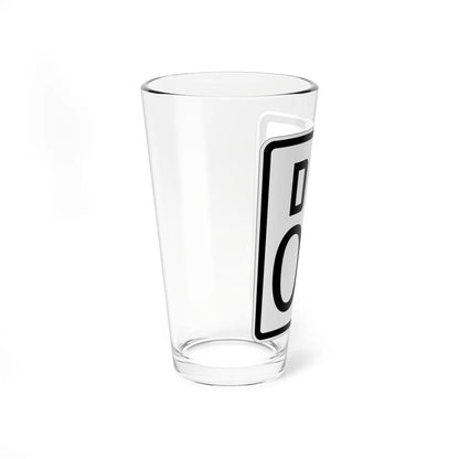 Delaware 1926 template (Delaware) (Road Sign) Pint Glss 16oz - Go Mug Yourself