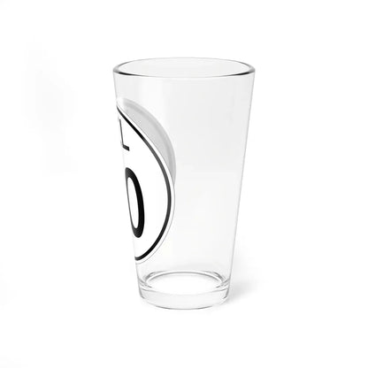Delaware 1964 template (Delaware) (Road Sign) Pint Glass 16oz - Go Mug Yourself