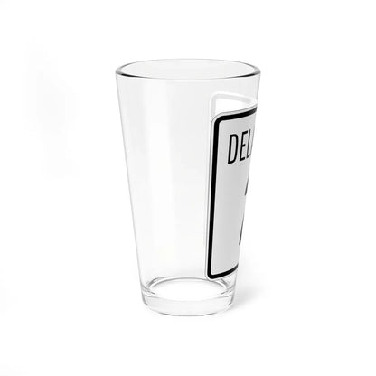 Delaware 2 1955 (Delaware) (Road Sign) Pint Glass 16oz - Go Mug Yourself