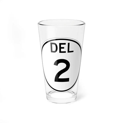 Delaware 2 1964 (Delaware) (Road Sign) Pint Glass 16oz 16oz - Go Mug Yourself