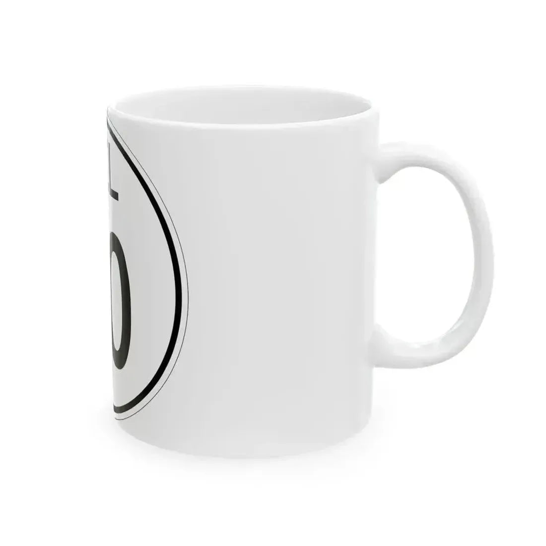 Delaware 20 1964 (Delaware) (Road Sign) White Coffee Mug - Go Mug Yourself