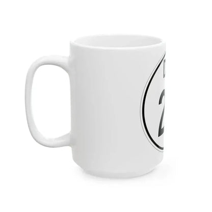 Delaware 20 1964 (Delaware) (Road Sign) White Coffee Mug - Go Mug Yourself