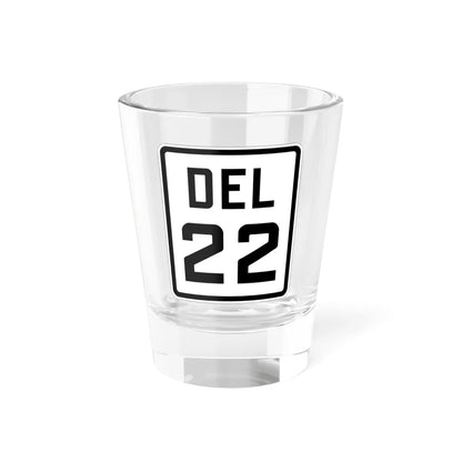 Delaware 22 1926 (Delaware) (Road Sign) Shot Glass 1.5oz 1.5oz - Go Mug Yourself