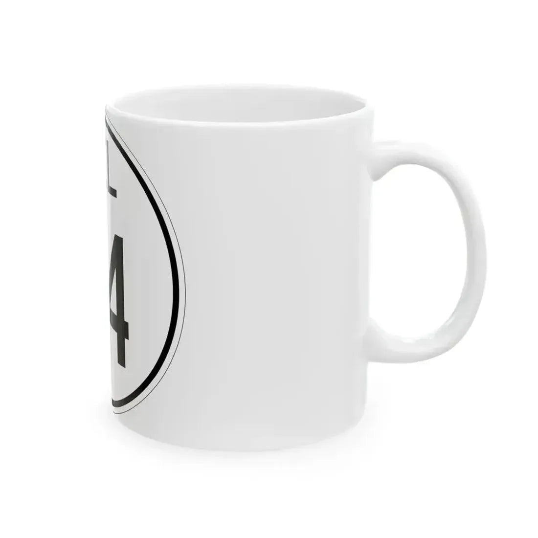 Delaware 24 1964 (Delaware) (Road Sign) White Coffee Mug - Go Mug Yourself